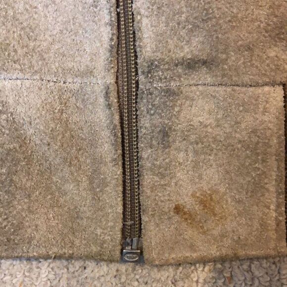 Vintage 1970’s Suede Leather Sweater Jacket | Large - Picture 7 of 14